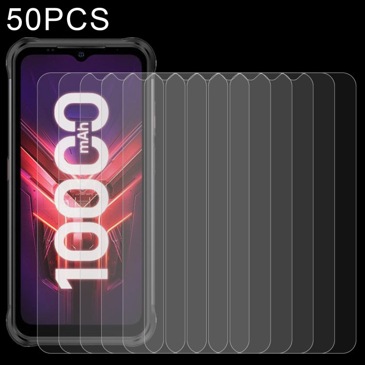 50 PCS 0.26mm 9H 2.5D Tempered Glass Film, For Meizu Meilan 10 (50 PCS), For Umidigi A13 / A13S(50 PCS), For Ulefone Armor X10 Pro(50 PCS), For Ulefone Note 10P(50 PCS), For Ulefone Power Armor 14 Pro(50 PCS), For Cubot P50(50 PCS)
