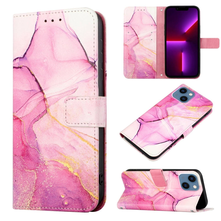 PT003 Marble Pattern Flip Leather Phone Case, For iPhone 13 mini, For iPhone 13, For iPhone 13 Pro, For iPhone 13 Pro Max, For iPhone 12 mini