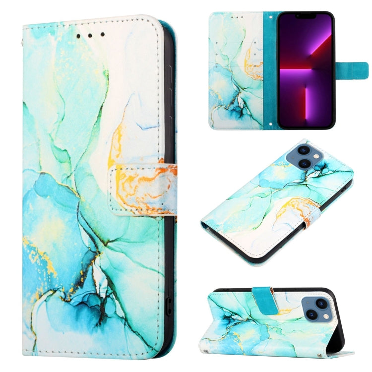 PT003 Marble Pattern Flip Leather Phone Case, For iPhone 13 mini, For iPhone 13, For iPhone 13 Pro, For iPhone 13 Pro Max, For iPhone 12 mini