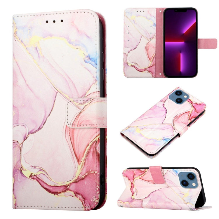 PT003 Marble Pattern Flip Leather Phone Case, For iPhone 13 mini, For iPhone 13, For iPhone 13 Pro, For iPhone 13 Pro Max, For iPhone 12 mini