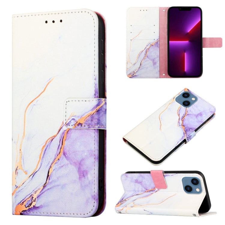 PT003 Marble Pattern Flip Leather Phone Case, For iPhone 13 mini, For iPhone 13, For iPhone 13 Pro, For iPhone 13 Pro Max, For iPhone 12 mini