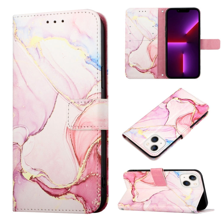 PT003 Marble Pattern Flip Leather Phone Case, For iPhone 13 mini, For iPhone 13, For iPhone 13 Pro, For iPhone 13 Pro Max, For iPhone 12 mini