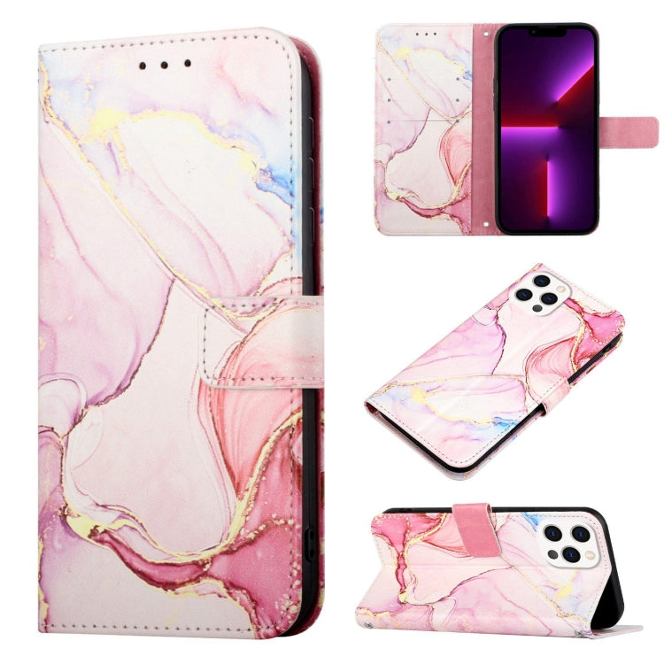 PT003 Marble Pattern Flip Leather Phone Case, For iPhone 13 mini, For iPhone 13, For iPhone 13 Pro, For iPhone 13 Pro Max, For iPhone 12 mini
