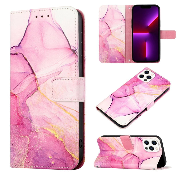 PT003 Marble Pattern Flip Leather Phone Case, For iPhone 13 mini, For iPhone 13, For iPhone 13 Pro, For iPhone 13 Pro Max, For iPhone 12 mini