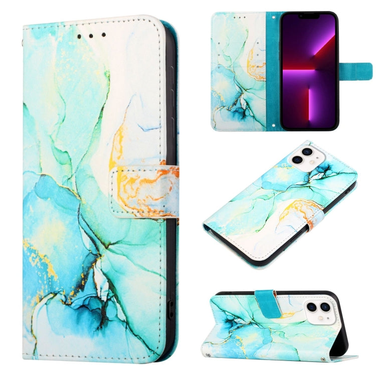 PT003 Marble Pattern Flip Leather Phone Case, For iPhone 13 mini, For iPhone 13, For iPhone 13 Pro, For iPhone 13 Pro Max, For iPhone 12 mini