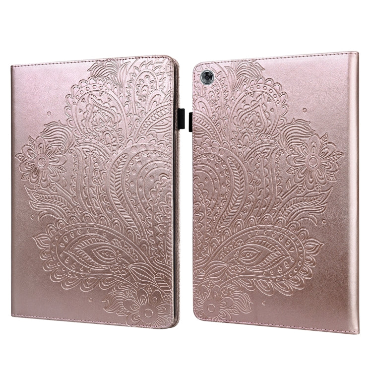 Peacock Embossed Pattern TPU + PU Leather Tablet Case, For OPPO Pad 11 inch, For OPPO Realme Pad 10.4 inch, For Huawei Enjoy Tablet 2 10.1 inch, For Huawei MediaPad M5 Lite 10