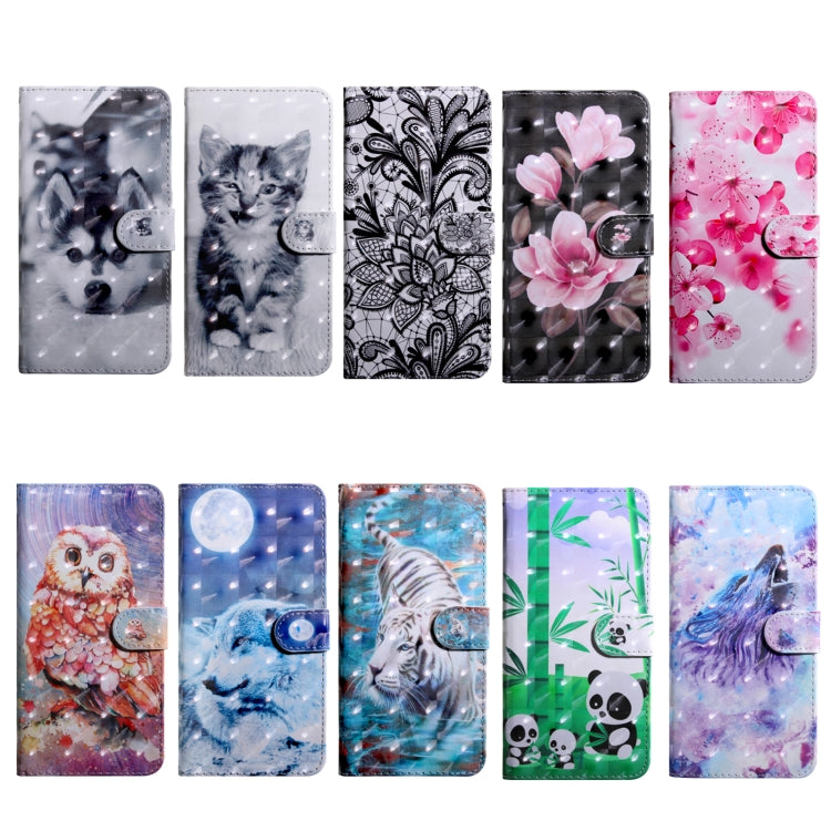 3D Painting Pattern Coloured Drawing Leather Phone Case, For iPhone 13, For iPhone 13 mini