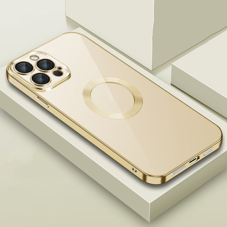 9D Electroplated Edge Len Film Clear PC + TPU Shockproof Case, For iPhone 12 Pro, For iPhone 12 Pro Max, For iPhone 13