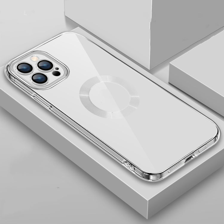 9D Electroplated Edge Len Film Clear PC + TPU Shockproof Case, For iPhone 12 Pro, For iPhone 12 Pro Max, For iPhone 13