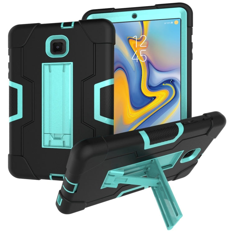 Contrast Color Silicone + PC Combination Case with Holder, For Galaxy Tab A 8.0 (2018) T387, For Galaxy Tab A 8.0 (2019) T290