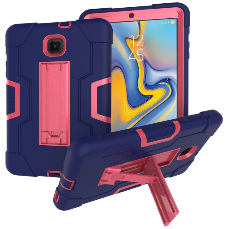 Contrast Color Silicone + PC Combination Case with Holder, For Galaxy Tab A 8.0 (2018) T387, For Galaxy Tab A 8.0 (2019) T290