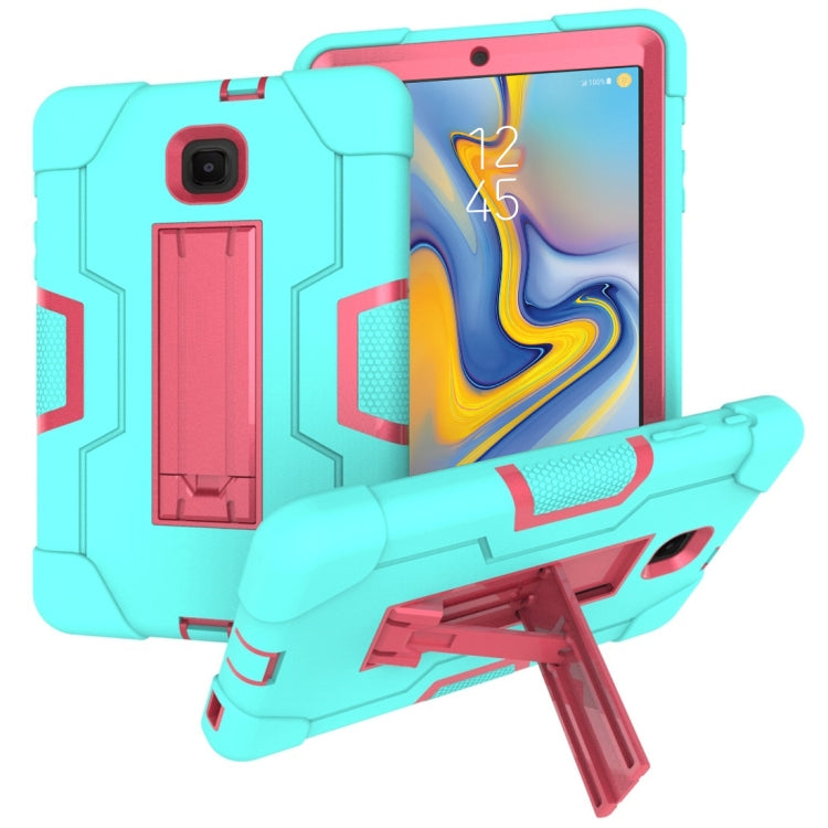 Contrast Color Silicone + PC Combination Case with Holder, For Galaxy Tab A 8.0 (2018) T387, For Galaxy Tab A 8.0 (2019) T290