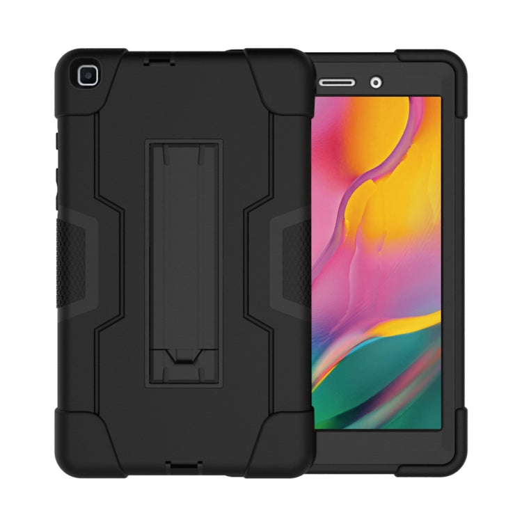 Contrast Color Silicone + PC Combination Case with Holder, For Galaxy Tab A 8.0 (2018) T387, For Galaxy Tab A 8.0 (2019) T290