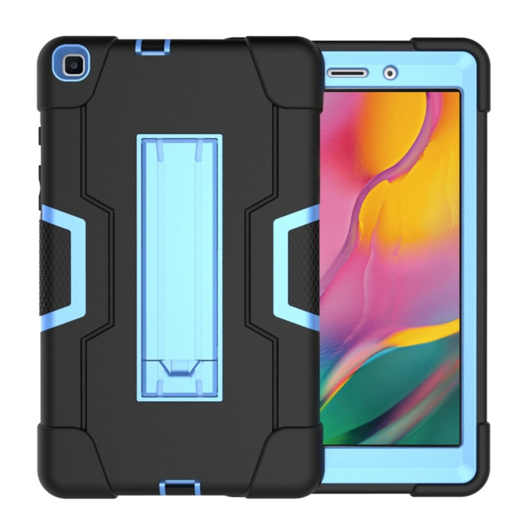 Contrast Color Silicone + PC Combination Case with Holder, For Galaxy Tab A 8.0 (2018) T387, For Galaxy Tab A 8.0 (2019) T290