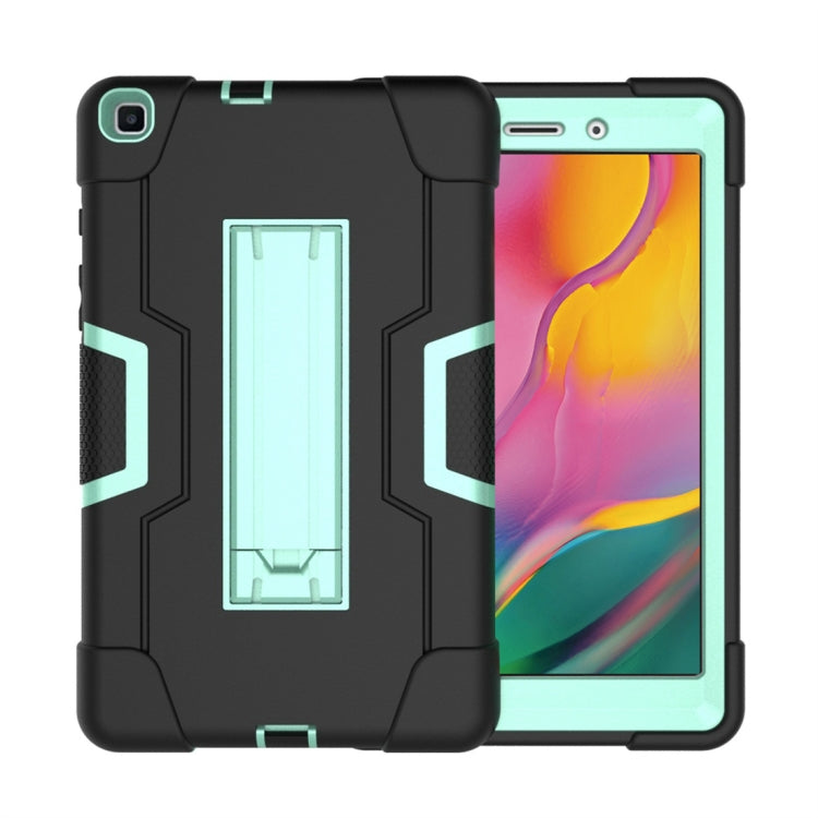 Contrast Color Silicone + PC Combination Case with Holder, For Galaxy Tab A 8.0 (2018) T387, For Galaxy Tab A 8.0 (2019) T290