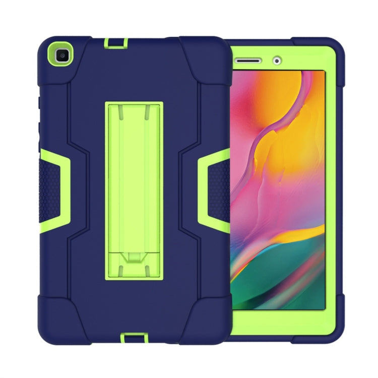 Contrast Color Silicone + PC Combination Case with Holder, For Galaxy Tab A 8.0 (2018) T387, For Galaxy Tab A 8.0 (2019) T290