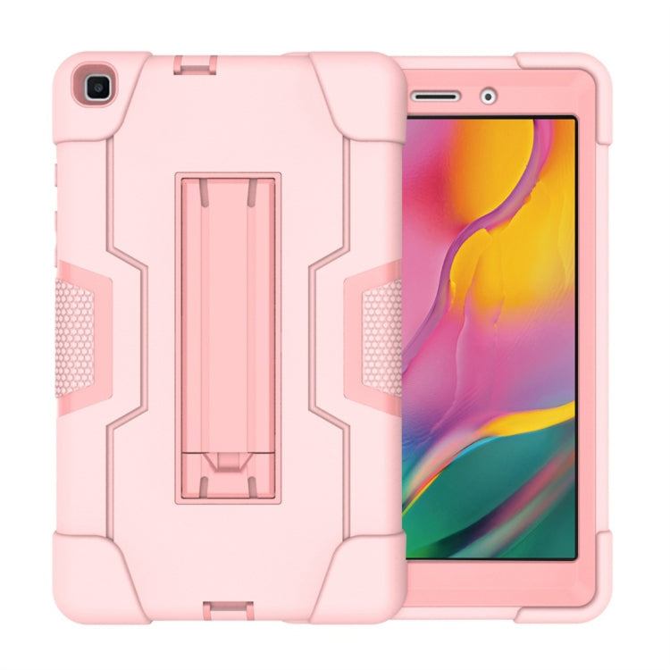 Contrast Color Silicone + PC Combination Case with Holder, For Galaxy Tab A 8.0 (2018) T387, For Galaxy Tab A 8.0 (2019) T290