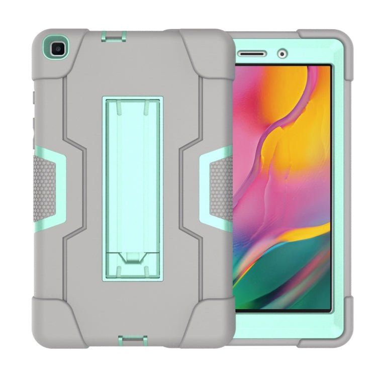 Contrast Color Silicone + PC Combination Case with Holder, For Galaxy Tab A 8.0 (2018) T387, For Galaxy Tab A 8.0 (2019) T290