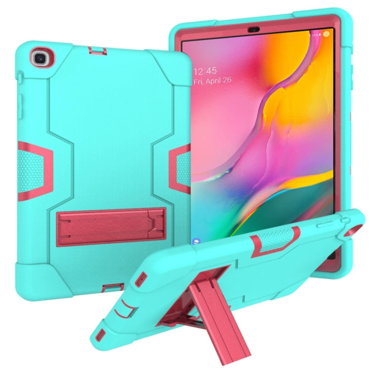 Contrast Color Silicone + PC Combination Case with Holder, For Galaxy Tab A 10.1 (2019) T510, For iPad 10.2