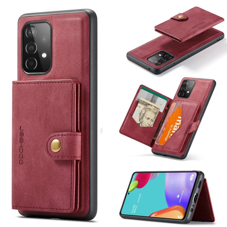 JEEHOOD Retro Magnetic Detachable Phone Case with Wallet & Card Slot & Holder, For Samsung Galaxy S22 5G, For Samsung Galaxy S22+ 5G, For Samsung Galaxy A33 5G, For Samsung Galaxy A53 5G