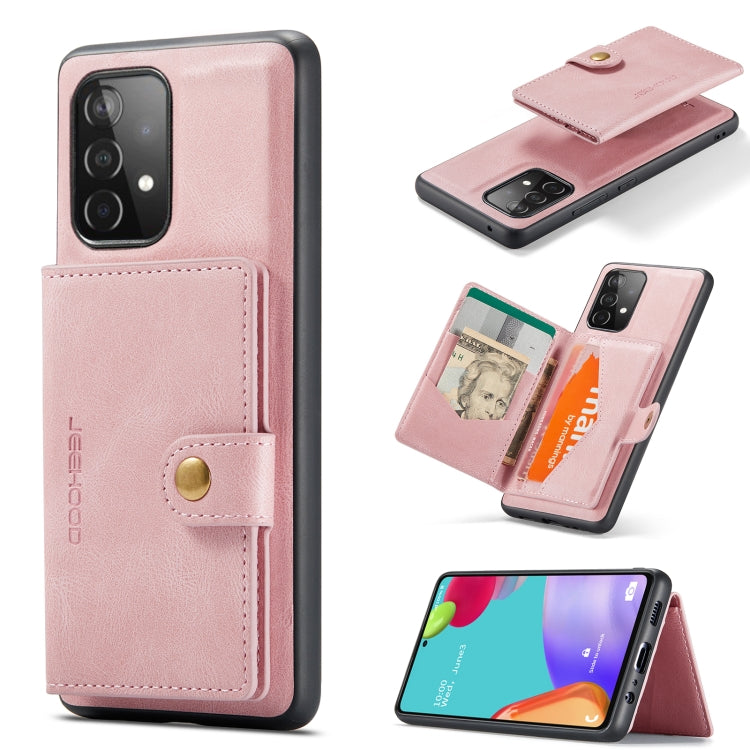 JEEHOOD Retro Magnetic Detachable Phone Case with Wallet & Card Slot & Holder, For Samsung Galaxy S22 5G, For Samsung Galaxy S22+ 5G, For Samsung Galaxy A33 5G, For Samsung Galaxy A53 5G