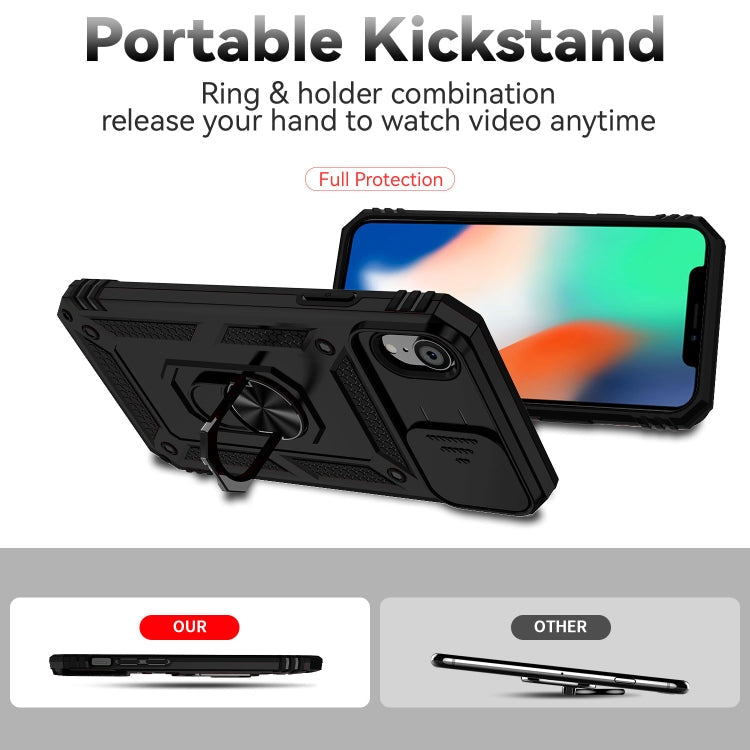 Sliding Camshield Holder Phone Case, For iPhone XR, For iPhone XS / X, For iPhone XS Max