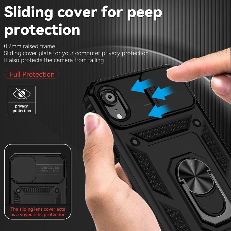 Sliding Camshield Holder Phone Case, For iPhone XR, For iPhone XS / X, For iPhone XS Max