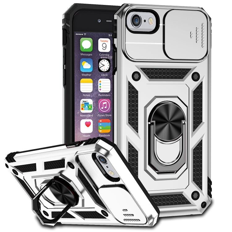 Sliding Camshield Holder Phone Case, For iPhone 12 mini, For iPhone SE 2022 / SE 2020 / 8 / 7 / 6, For iPhone 8 Plus / 7 Plus / 6 Plus