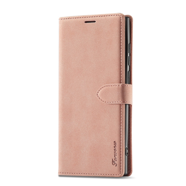 Forwenw F1 Series Matte Strong Magnetism Leather Phone Case, For Samsung Galaxy S22 Ultra 5G, For Samsung Galaxy S22 5G, For Samsung Galaxy S22+ 5G