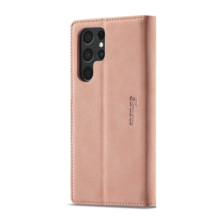 Forwenw F1 Series Matte Strong Magnetism Leather Phone Case, For Samsung Galaxy S22 Ultra 5G, For Samsung Galaxy S22 5G, For Samsung Galaxy S22+ 5G