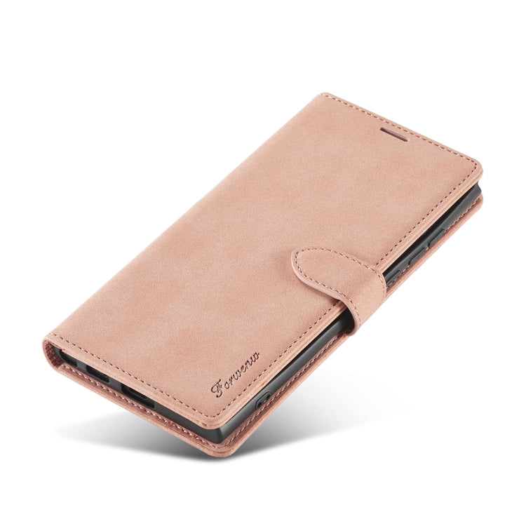 Forwenw F1 Series Matte Strong Magnetism Leather Phone Case, For Samsung Galaxy S22 Ultra 5G, For Samsung Galaxy S22 5G, For Samsung Galaxy S22+ 5G