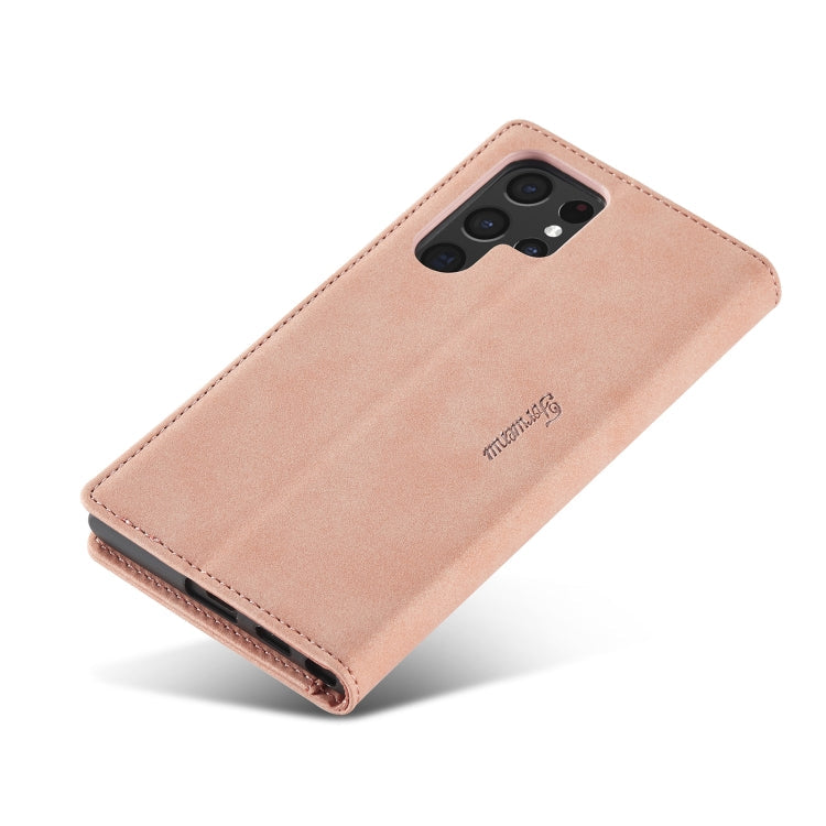 Forwenw F1 Series Matte Strong Magnetism Leather Phone Case, For Samsung Galaxy S22 Ultra 5G, For Samsung Galaxy S22 5G, For Samsung Galaxy S22+ 5G