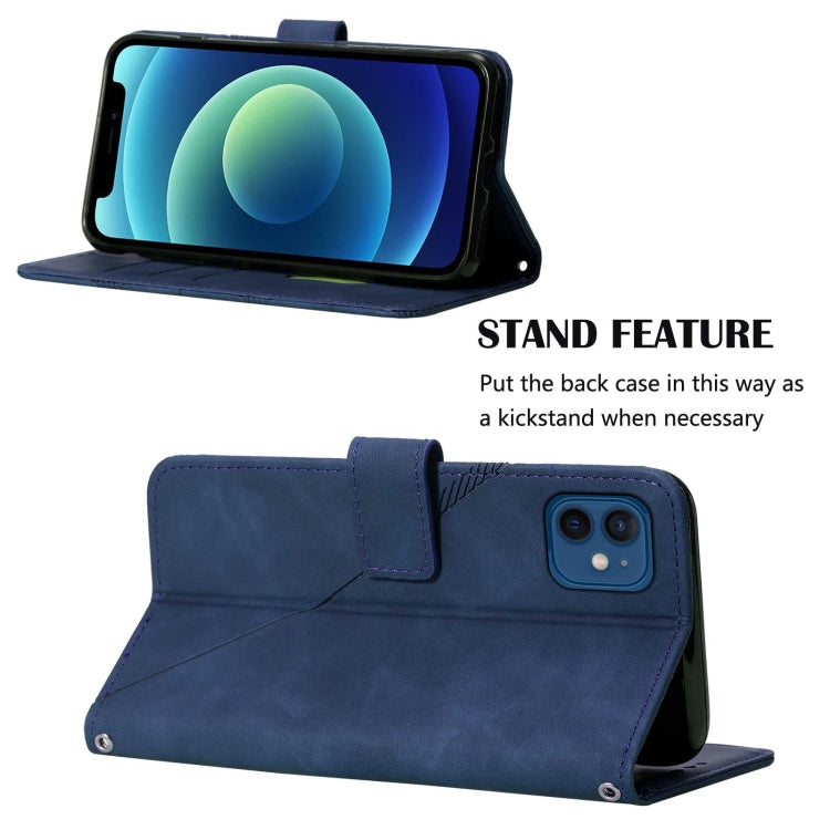 Crossbody 3D Embossed Flip Leather Phone Case, For iPhone 12 mini, For iPhone 12, For iPhone 12 Pro, For iPhone 12 Pro Max