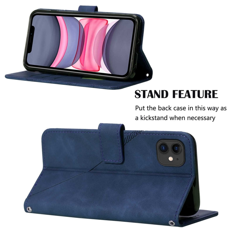 Crossbody 3D Embossed Flip Leather Phone Case, For iPhone 11, For iPhone 11 Pro, For iPhone 11 Pro Max, For iPhone X / XS