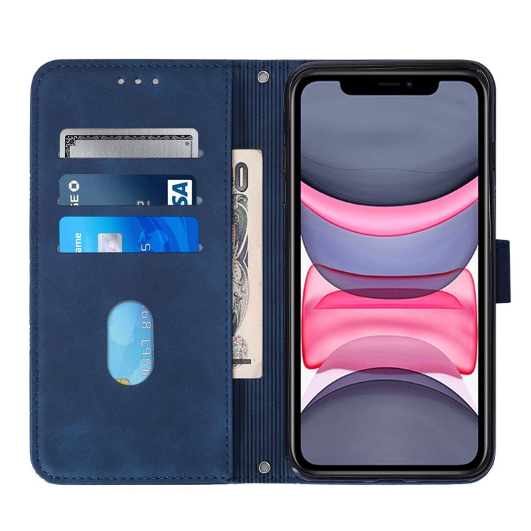 Crossbody 3D Embossed Flip Leather Phone Case, For iPhone 11, For iPhone 11 Pro, For iPhone 11 Pro Max, For iPhone X / XS