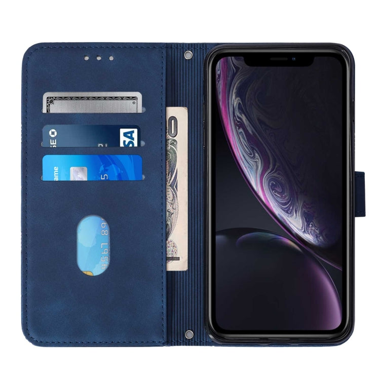 Crossbody 3D Embossed Flip Leather Phone Case, For iPhone XR, For iPhone XS Max, For iPhone SE 2022 / SE 2020 / 8 / 7, For iPhone 8 Plus / 7 Plus