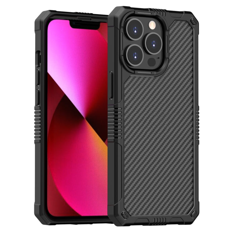 Carbon Fiber Shockproof Case, For iPhone 13 Pro Max, For iPhone 13 Pro, For iPhone 12 Pro Max, For iPhone 12 Pro, For iPhone 12