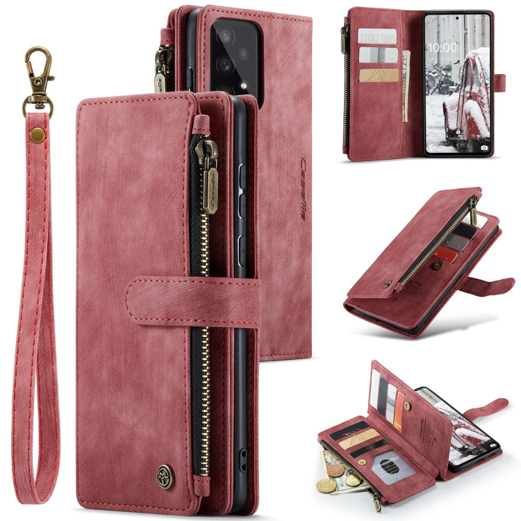 CaseMe C30 Multifunctional Phone Leather Case with Holder & Card Slot & Wallet, For Samsung Galaxy A53 5G
