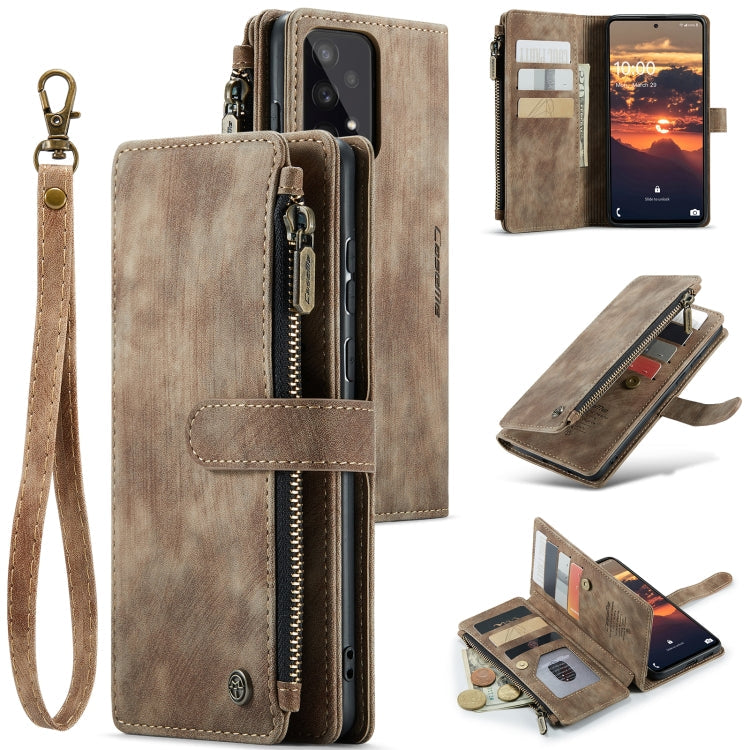 CaseMe C30 Multifunctional Phone Leather Case with Holder & Card Slot & Wallet, For Samsung Galaxy A53 5G
