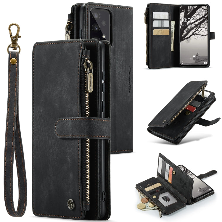 CaseMe C30 Multifunctional Phone Leather Case with Holder & Card Slot & Wallet, For Samsung Galaxy A53 5G