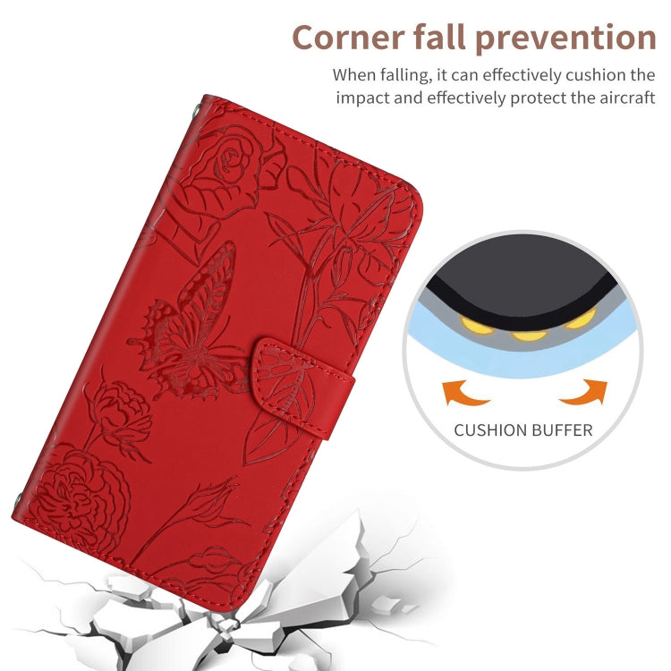 Skin Feel Butterfly Peony Embossed Leather Phone Case, For iPhone 11 Pro Max, For iPhone 12, For iPhone 12 mini, For iPhone 12 Pro