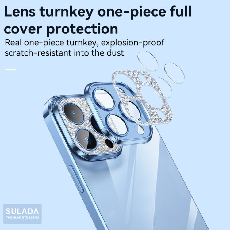 SULADA Diamond Lens Protector Plated Frosted Case, For iPhone 12 Pro Max, For iPhone 11, For iPhone 11 Pro Max