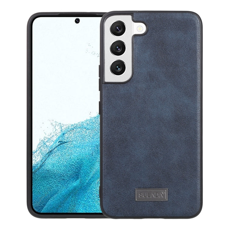 SULADA Shockproof TPU + Handmade Leather Phone Case, For Samsung Galaxy S22 5G, For Samsung Galaxy S22 Ultra 5G, For Samsung Galaxy S22+ 5G