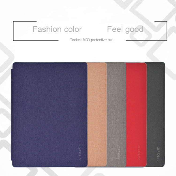 TECLAST Business Style Horizontal Flip PU Leather Protective Case with Holder, For TECLAST M30