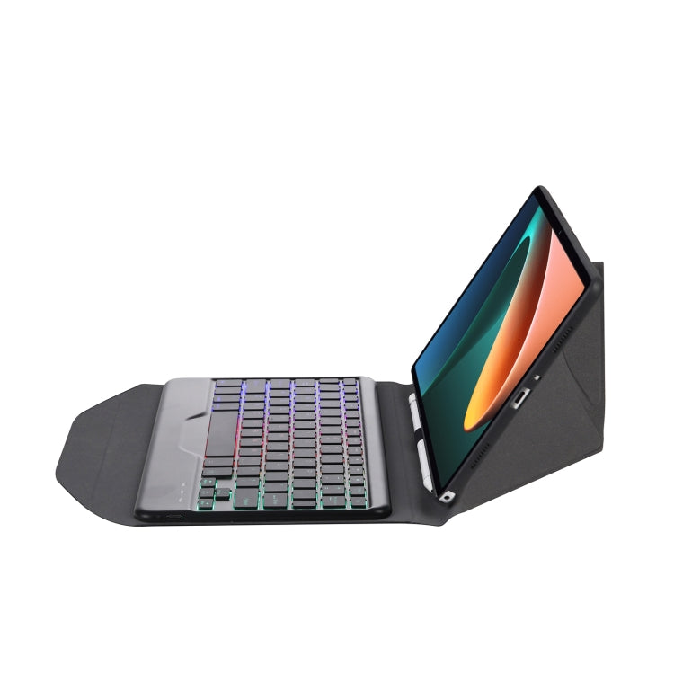 B0N5S Backlight Diamond Texture Bluetooth Keyboard Leather Case with Triangle Back Support, B0N5S, BM20S