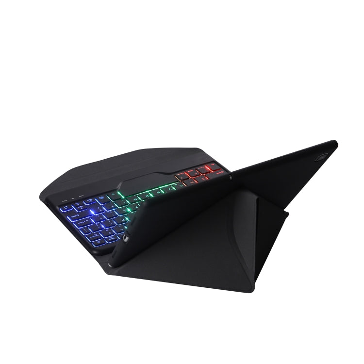 B0N5S Backlight Diamond Texture Bluetooth Keyboard Leather Case with Triangle Back Support, B0N5S, BM20S