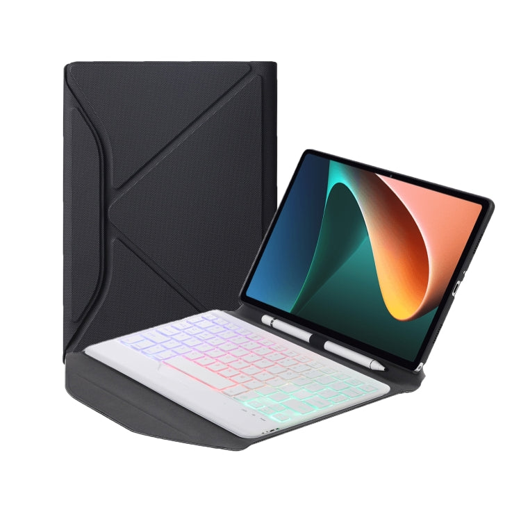 B0N5S Backlight Diamond Texture Bluetooth Keyboard Leather Case with Triangle Back Support, B0N5S, BM20S