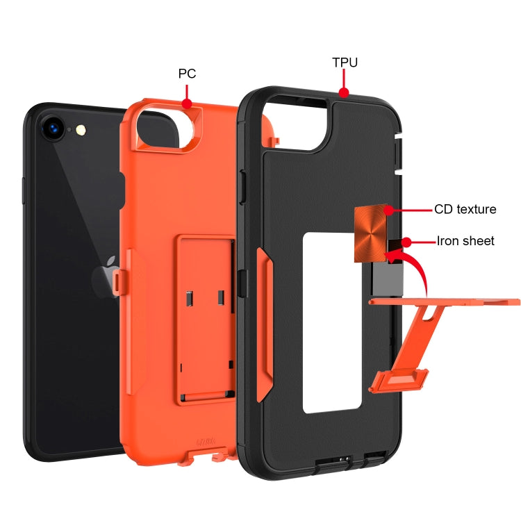 Magnetic Holder Phone Case, For iPhone SE 2022 / SE 2020 / 8 / 7, For iPhone 8 Plus / 7 Plus
