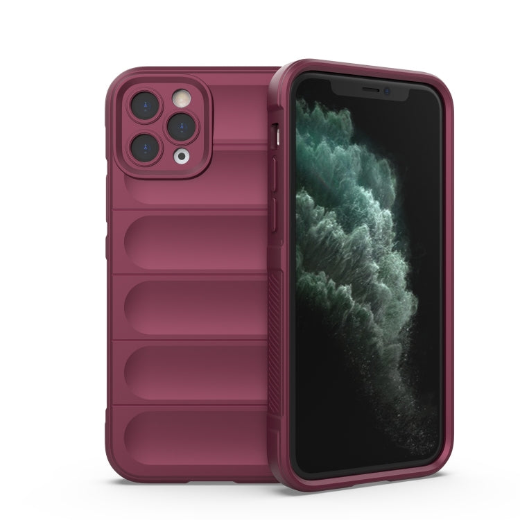 Magic Shield TPU + Flannel Phone Case, For iPhone 11 Pro Max, For iPhone 12