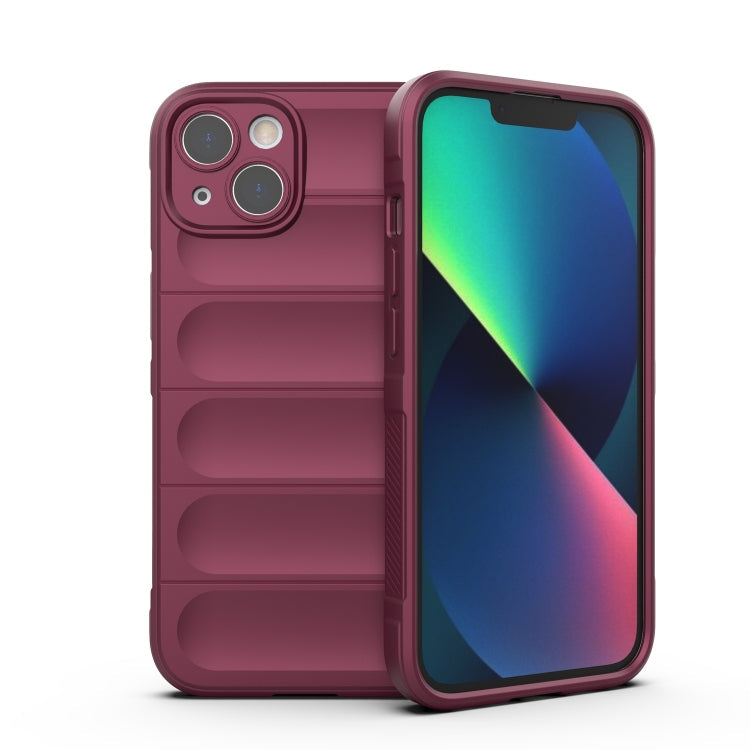 Magic Shield TPU + Flannel Phone Case, For iPhone 13, For iPhone 13 Pro